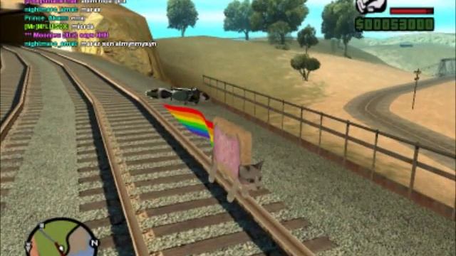 GTA SA:MP - Nyan Cat Mod - w/ Download link! смотреть онлайн