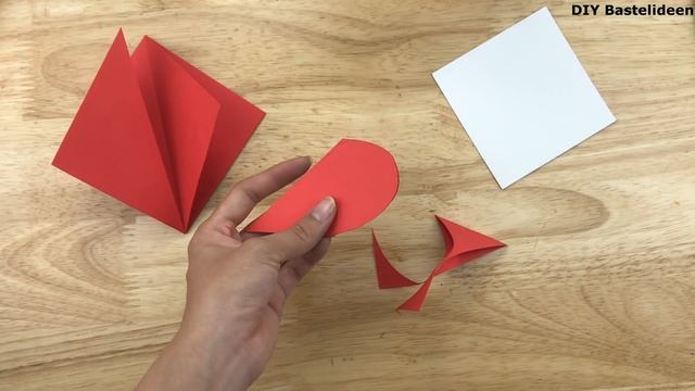 Muttertagsgeschenke basteln: Herz karte zum Muttertag | DIY Bastelideen смотреть онлайн
