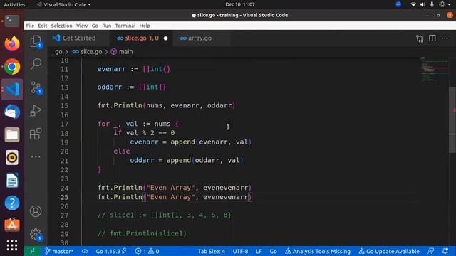GoLang Tutorial - Chapter 6 - Slices смотреть онлайн