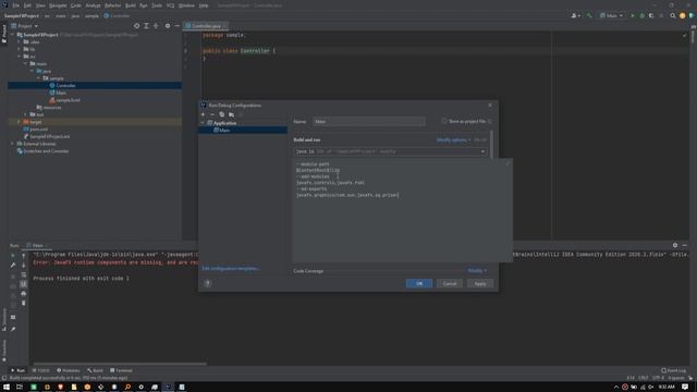 How to create Maven JavaFX App using IntelliJ 2021 JDK 16 смотреть онлайн