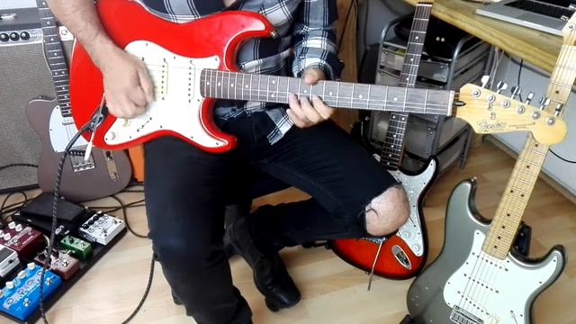Fender Stratocaster Japan 1987 test смотреть онлайн