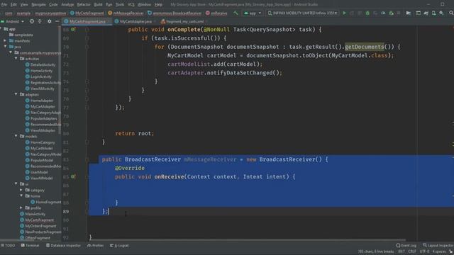 Cart View | Add To Cart In Android Studio | Firebase | How To Make Grocery App In Android Studio смотреть онлайн