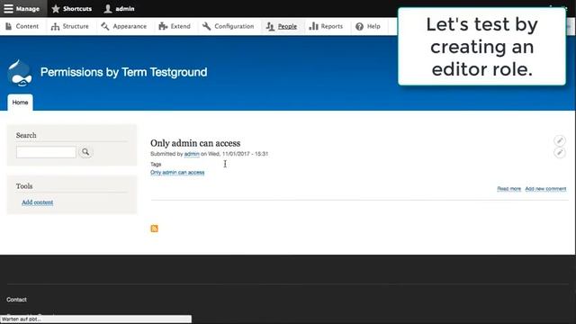 Permissions by Term - Drupal 8 Module - Hands-on User Tutorial смотреть онлайн