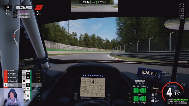 Assetto Corsa Competizione -- Monza last to first challenge !!! смотреть онлайн