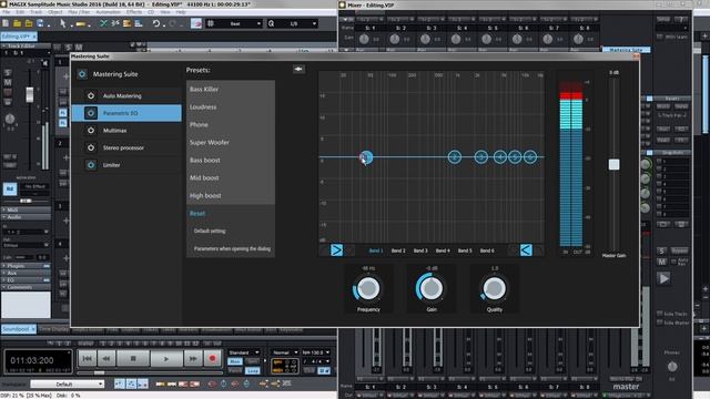 MAGIX Samplitude Music Studio 2016 – Mastering tutorial (INT) смотреть онлайн