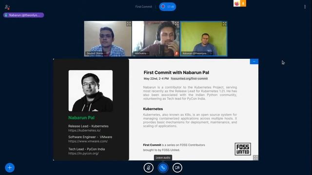 First Commit with Nabarun Pal | FOSS United смотреть онлайн