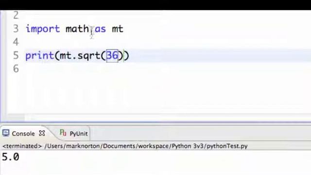 Intro To Python: import Statements смотреть онлайн