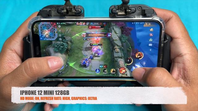 IPHONE 12 MINI Mobile Legends Gameplay Using 5G Mobile Data смотреть онлайн