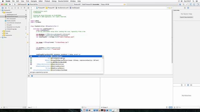 Firebase 103 | Storage Database Upload and Retrieve | using Swift and XCode смотреть онлайн