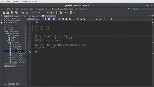 PHP 7 Tutorial [ITA] ARRAY quarta parte #16 смотреть онлайн