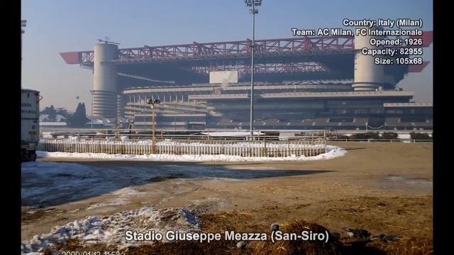 #66. Футбольный стадион Stadio Giuseppe Meazza (San-Siro) (Италия) смотреть онлайн