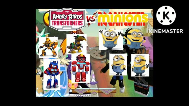 angry birds Transformers vs Minions trailer смотреть онлайн
