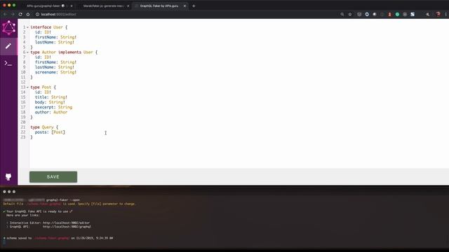 How to mock a graphQL API using graphql-faker - lesson 1 смотреть онлайн