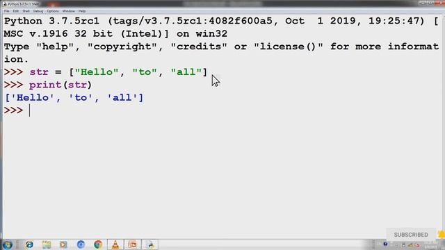 #4 #OLevel #ALevel #python | #sequence #data #type in #hindi | accessing elements from list in hind смотреть онлайн