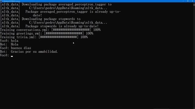 Como criar um Chatbot usando o Chatterbot Python смотреть онлайн