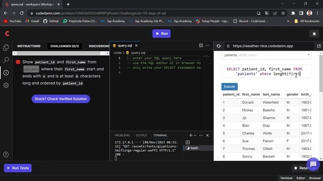 day 13 | 50 Days of SQL | LIKE Operator, Wildcards | SQL | Where Clause | Sql Query смотреть онлайн
