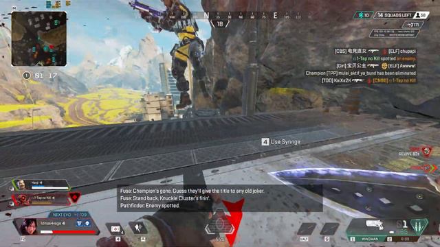 BEST FEELING IN APEX LEGENDS - KUNAI MELEE смотреть онлайн