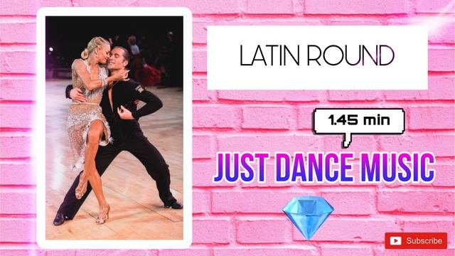 LATIN ROUND✨| 1.45 Min | BallroomDance Music | Practice⭐️
