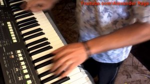 Розовые розы с гитарным соло - Веселые ребята (guitar-keytar instrumental cover)