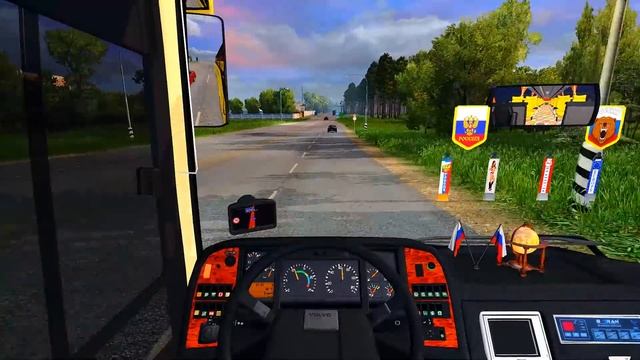 АВТОБУСНЫЙ РЕЙС В ETS 2! ВОДИТЕЛЬ АВТОБУСА МОСТРАНСАВТО смотреть онлайн