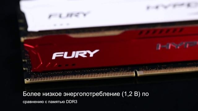 Модуль памяти HyperX FURY DDR4 смотреть онлайн