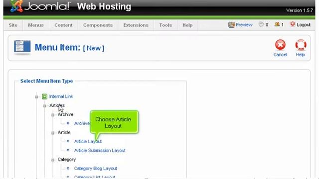 How to create a new menu & add a link to it in Joomla | Tutorial смотреть онлайн