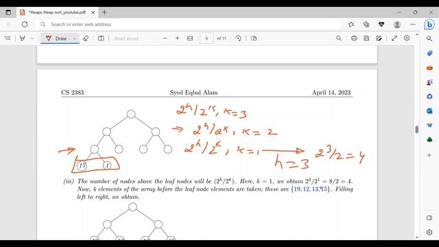 Heaps | Max heap, min heap examples | Heapification | Heap sort #datastructureandalgorithm смотреть онлайн