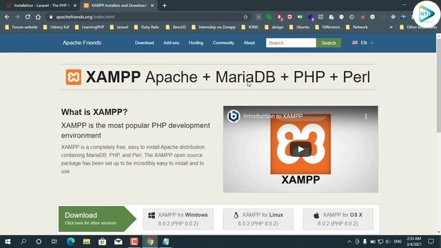 laravel 8 CRUD Lesson-01-overview laravel requirements and setup git bash смотреть онлайн