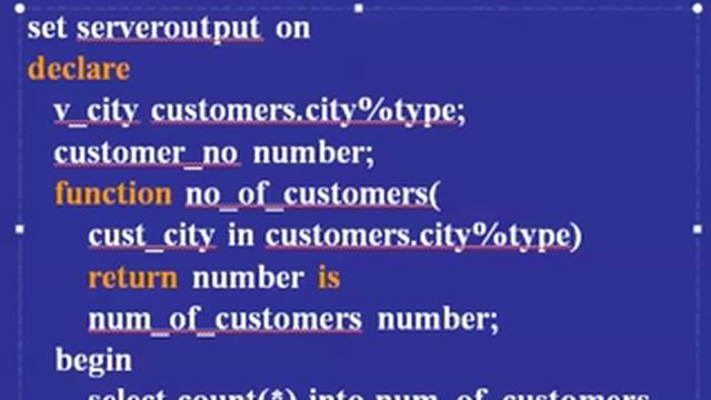 Oracle PL/SQL Introduction - part 2 of 3 смотреть онлайн