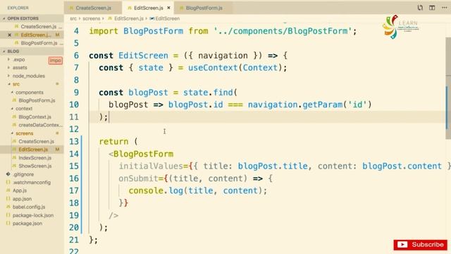 React Native Course Advanced State Management Initial Form Values Part 102 смотреть онлайн