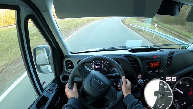 2021 Iveco Daily 35-160 157 PS TOP SPEED AUTOBAHN DRIVE POV