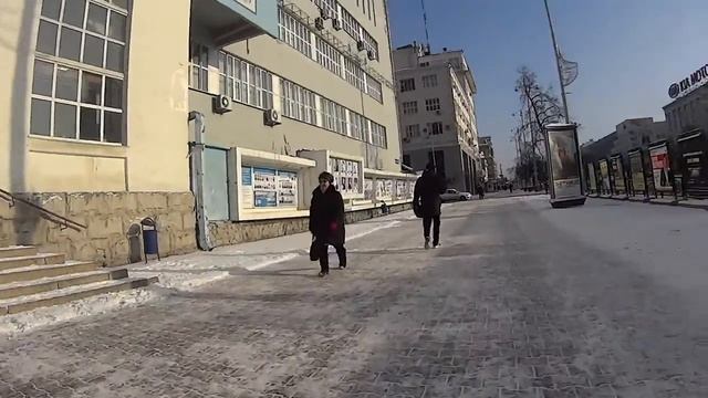 прогулка по центру города ЕКБ. Проспект ленина смотреть онлайн