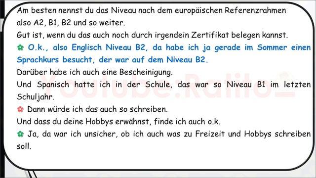 Deutsch Lernen - B1/B2