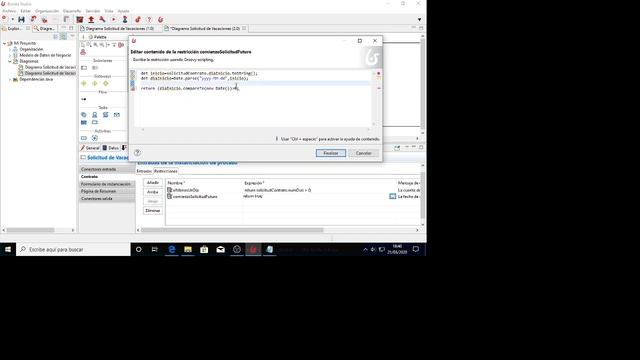 DSI - Implementación de proceso de negocio utilizando bonitasoft, error en validación de fecha. смотреть онлайн