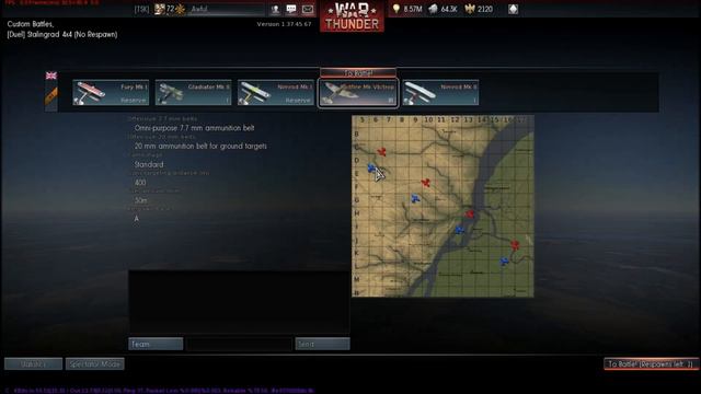 War Thunder : Gladiators TSK vs TP смотреть онлайн