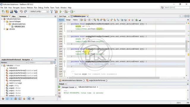 Cara Membuat Kalkulator Sederhana Java Netbeans | jSwing Calculator смотреть онлайн