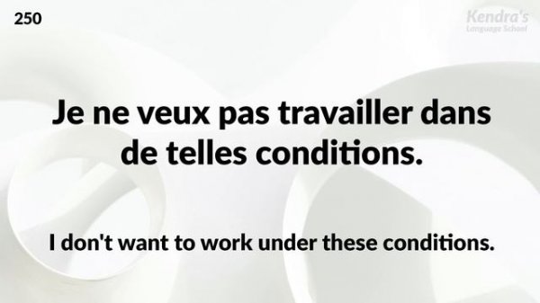 Efficient training of French listening - Intermediate Level