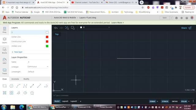 web.autoCAD-Layers Properties смотреть онлайн