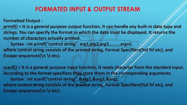Input Output Streams | Character Stream | String Stream | Formatted Stream смотреть онлайн