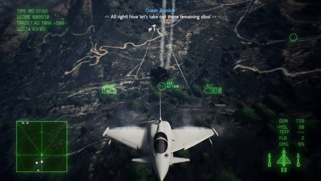 Ace Combat 7 Playthrough | Mission 13 | Bunker Buster (Expert Controls) смотреть онлайн