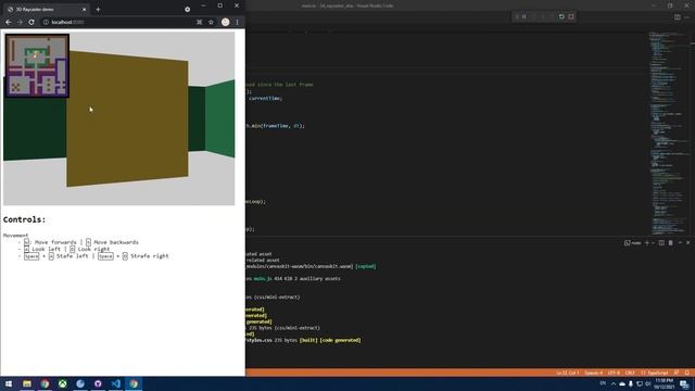WIP demo: Simple FPS in CanvasKit смотреть онлайн