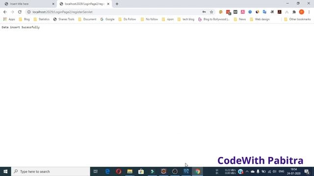 Authentication Module Adv Java Web Project | Login Page Advance Java Using Jsp & Servlet Project смотреть онлайн