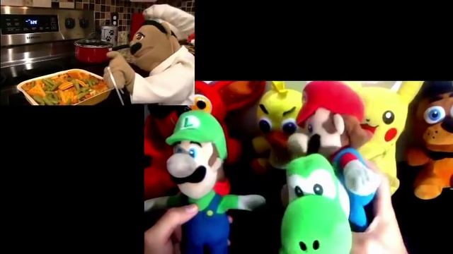 SML Short: Chef Pee Pee's Cooking Sucks! Mario And Luigi's Reaction (Freddy,Foxy,Chica,Pikachu&Yosh смотреть онлайн