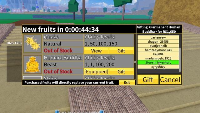 How to store permanent fruits (to use it later or trade it) - Blox Fruits смотреть онлайн