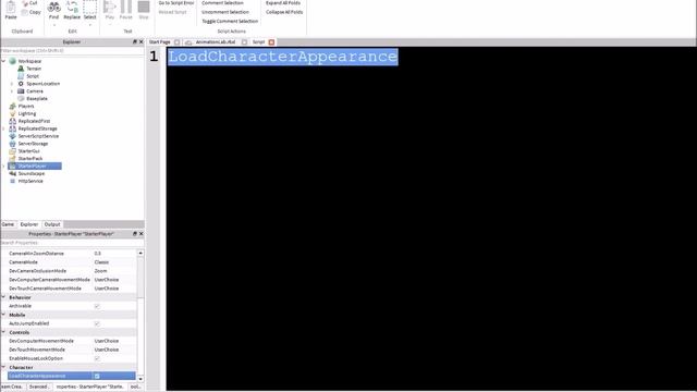 Remove Character Appearance | Basic Roblox Studio #1 смотреть онлайн