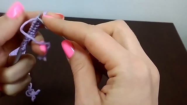 Вязание спицами. Платочная вязка. 2.