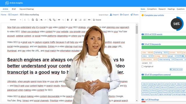 13 Reoptimizar la puntuación SEO de los artículos con herramientas de redacción - Curso SEO avanzad смотреть онлайн