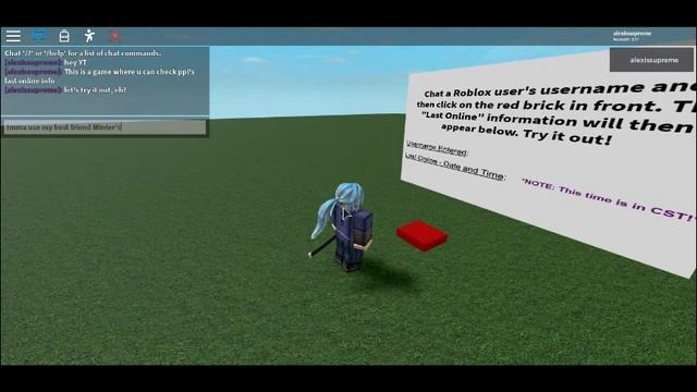 (ROBLOX) Check A User's "Last Online" Information Gameplay смотреть онлайн