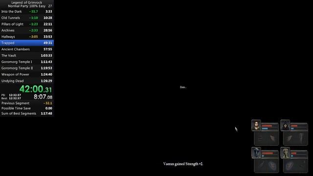 Legend of Grimrock - Speedrun - 100% (1:23:38) смотреть онлайн
