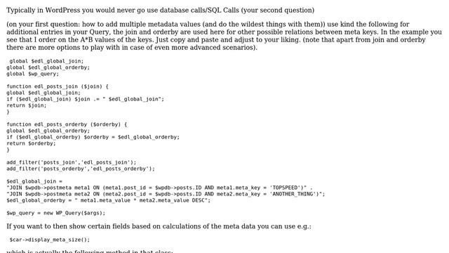 Wordpress: Query 2 meta key values and a category (2 Solutions!!) смотреть онлайн